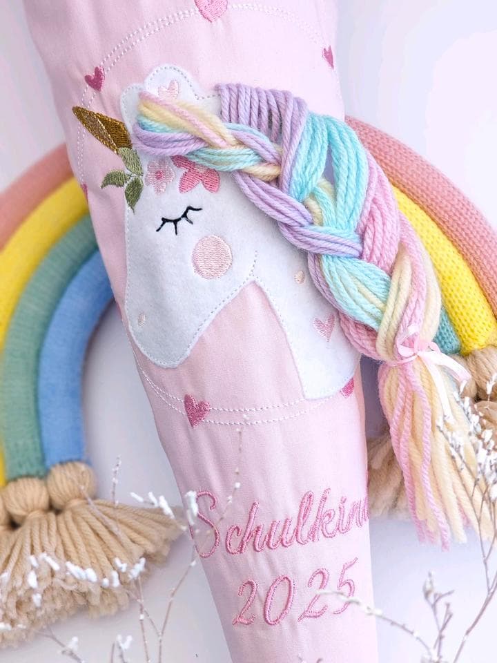 Schultüte Boho Einhorn